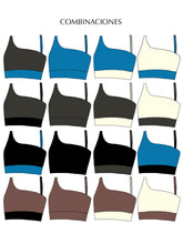 Cargar imagen en el visor de la galería, Top deportivo asimétrico